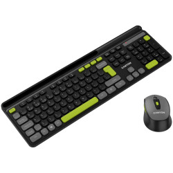 CANYON HSET-W5 EN Keyboard+Mouse AAA+AA Wireless Black - 3