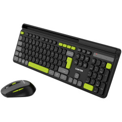 CANYON HSET-W5 EN Keyboard+Mouse AAA+AA Wireless Black - 5