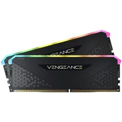 Corsair DDR4, 3600MHz 16GB 2x8GB DIMM, Unbuffered, 18-22-22-42, XMP 2.0, VENGEANCE RGB RS Heatspreader, RGB LED, 1.35V, for AMD