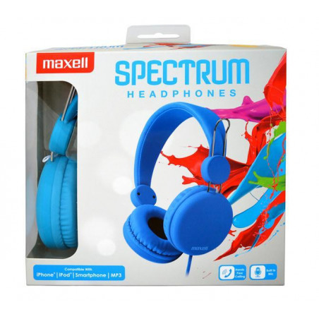 Headphones MAXELL HP SPECTRUM, SMS-10S , Blue - 3