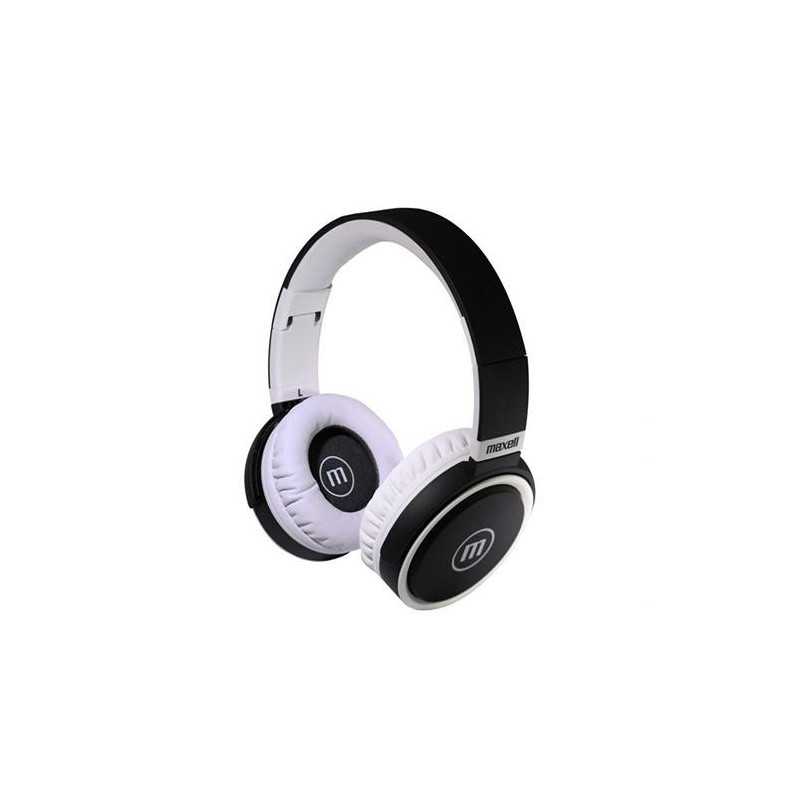 Headphones with microphone MAXELL B52 black and white - 1
