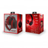 Слушалки с микрофон MAXELL B52, черно и червено - 2