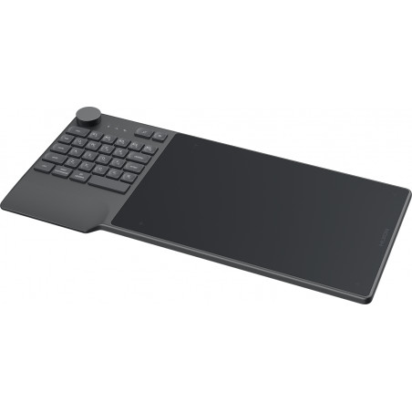 Графичен таблет HUION Inspiroy Keydial KD200, USB-C, Bluetooth, Metal Grey - 3