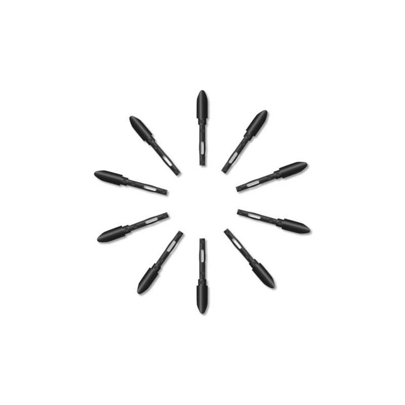 Резервни накрайници HUION PN04, 10 бр. за писалки PW100/PW201 - 1