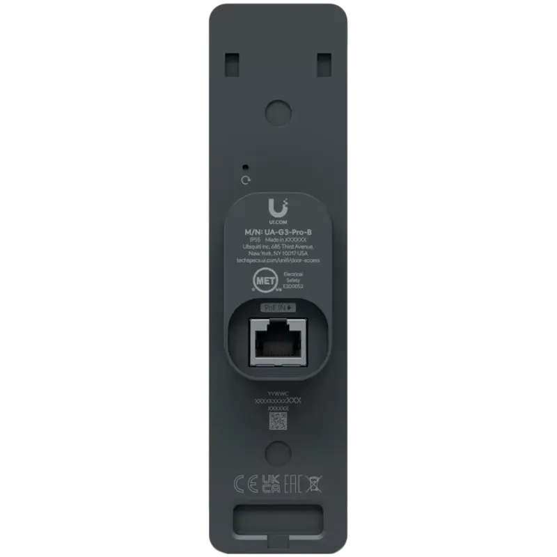 Ubiquiti UA-G3-Pro-B indoor/outdoor NFC reader and intercom with Apple Touch Pass support, Video works at ADA-compliant mounting