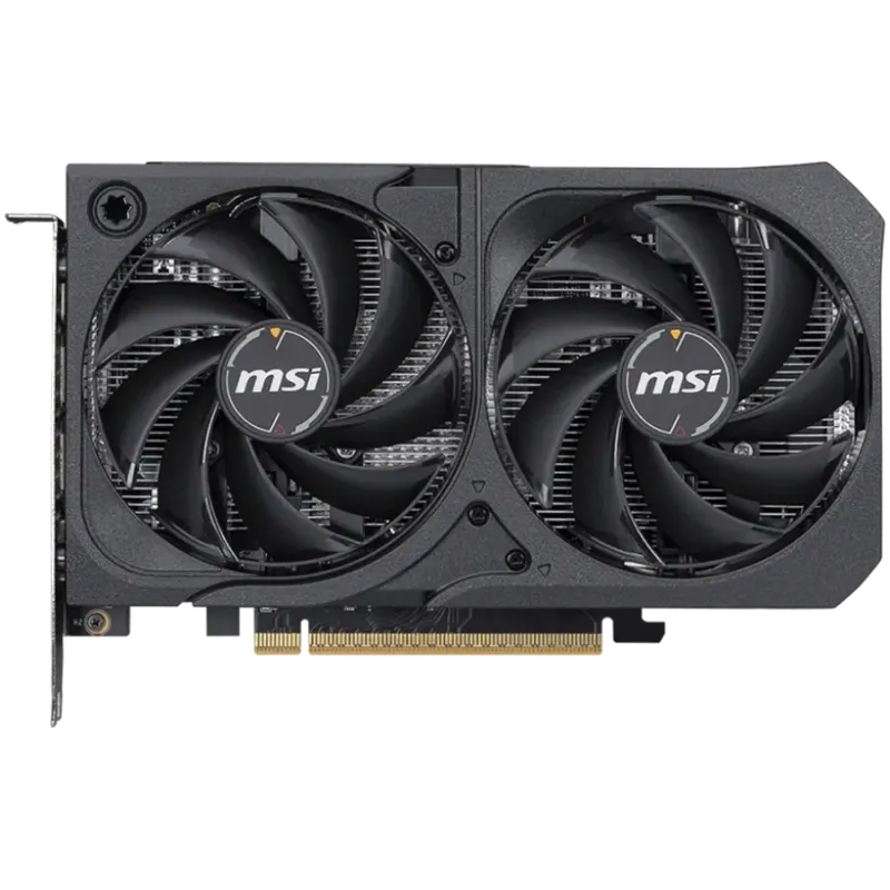 MSI Video Card NVIDIA GeForce RTX 5050 8G SHADOW 2X OC, 8GB GDDR6, 128-bit, 2602 MHz Boost, 2560 CUDA Cores, PCIe 5.0 (x8), 3x D