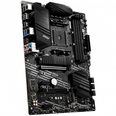 MSI B550-A PRO,ATX, Socket AM4,AMD B550 Chipset,4 DIMMs,Dual Channel DDR4 up to 4400+(OC)MHz,1x PCIe 4.0/3.0 x16 slot,2x M.2 slo