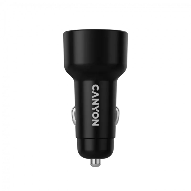 CANYON car charger OnDrive 60 PD 60W 2xUSB-C Black - 1