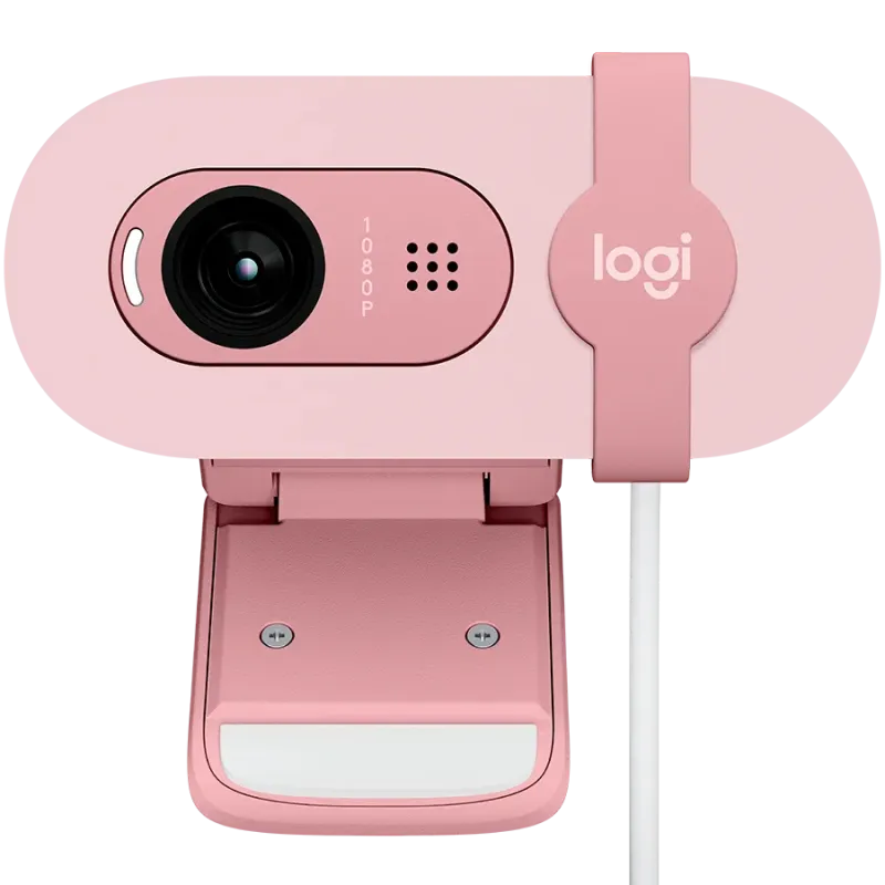 LOGITECH Brio 100 Full HD Webcam - ROSE - USB - 1
