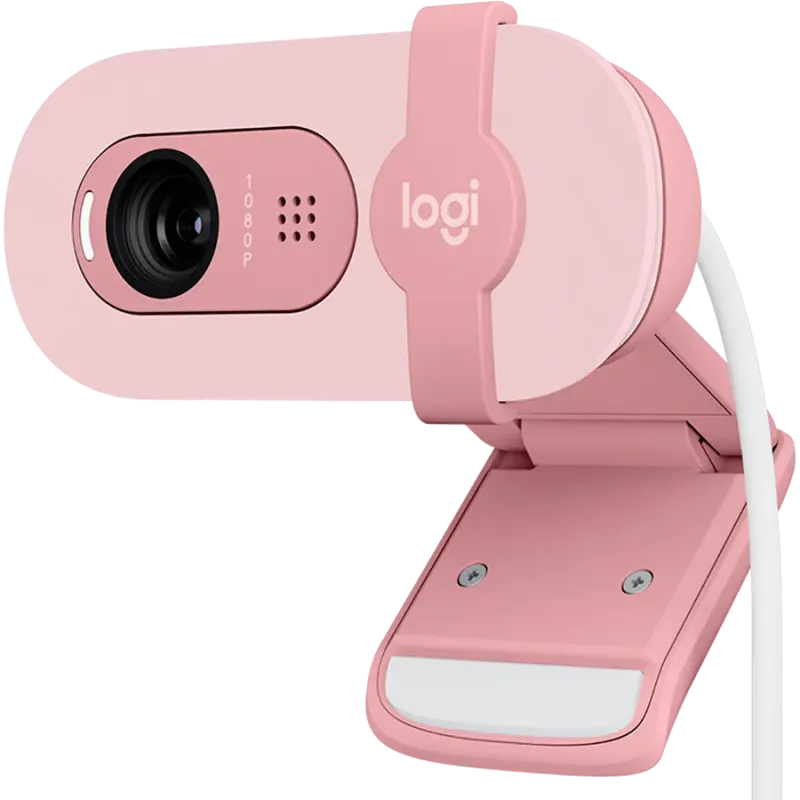 LOGITECH Brio 100 Full HD Webcam - ROSE - USB - 1