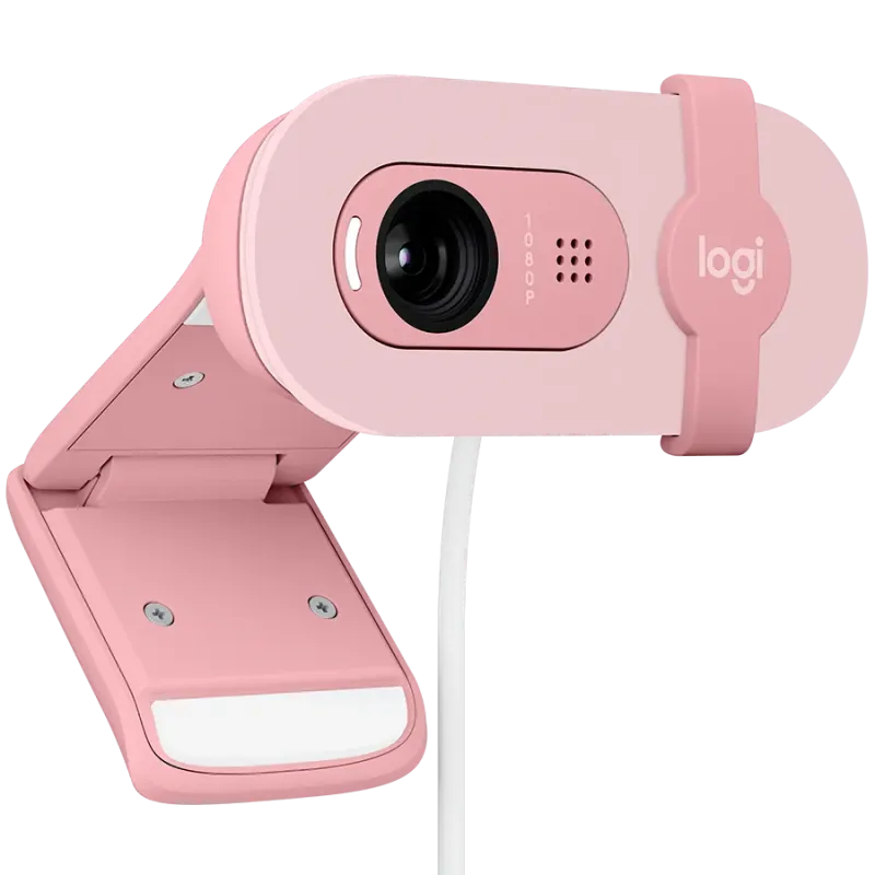 LOGITECH Brio 100 Full HD Webcam - ROSE - USB - 1