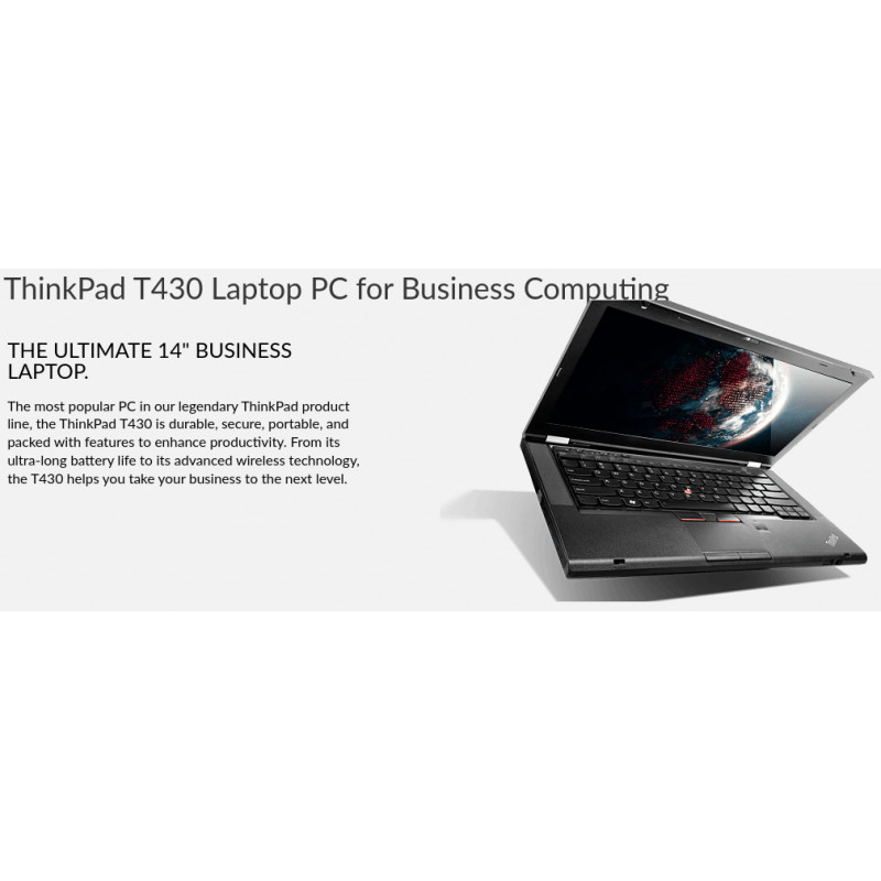 Марка:Lenovo|Модел:ThinkPad T430|Статус:Grade A|Процесор:Intel Core i5|Процесор честота:3230M 2600Mhz 3MB|Памет обем:4096MB|Паме