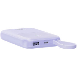 CANYON power bank OnPower 101 built-in cable 10000 mAh PD22.5W Purple - 5