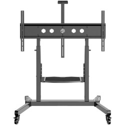 ONKRON Mobile TV Stand Rolling TV Cart for 50 to 100-Inch Screens up to 120 kg, black - 1