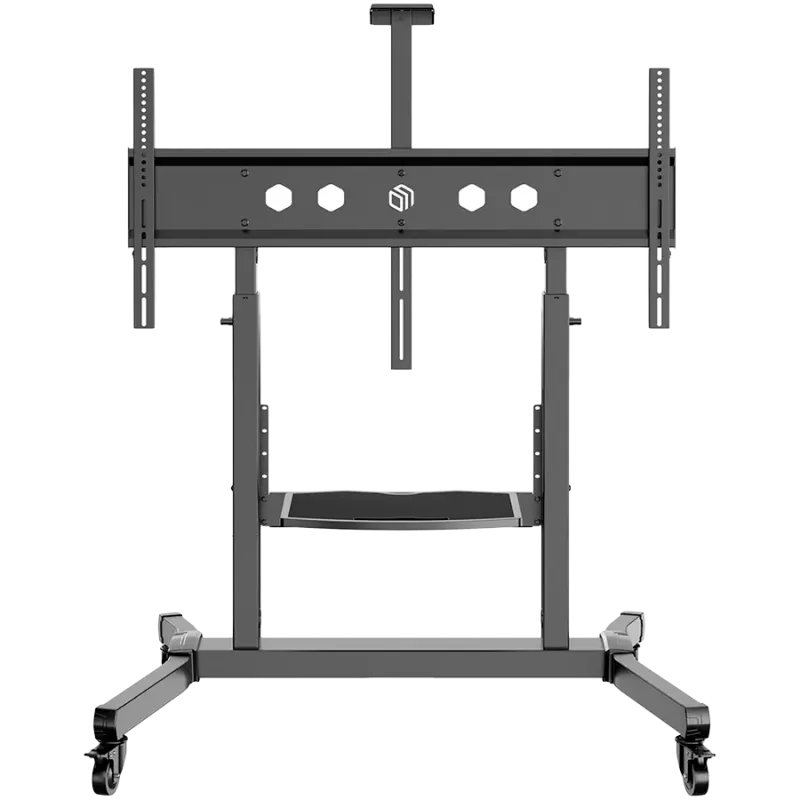 ONKRON Mobile TV Stand Rolling TV Cart for 50 to 100-Inch Screens up to 120 kg, black - 1