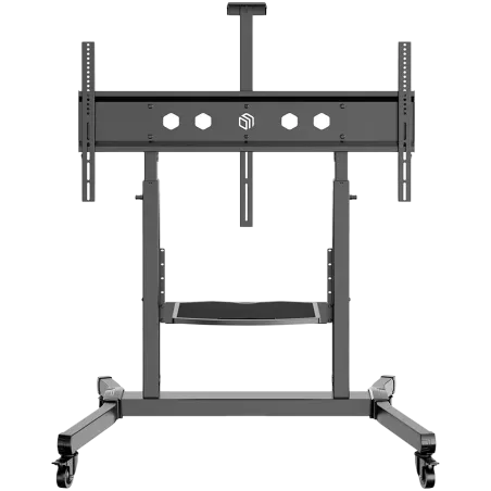 ONKRON Mobile TV Stand Rolling TV Cart for 50 to 100-Inch Screens up to 120 kg, black - 1