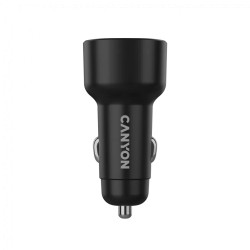 CANYON car charger OnDrive 48 PD 48W USB-A+USB-C Black - 5