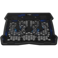 CANYON NS03, Cooling stand dual-fan with 2x2.0 USB hub, support up to 10”-15.6” laptop, ABS plastic and iron, Fans dimension:125
