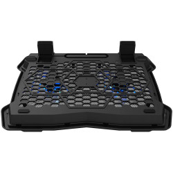CANYON NS03, Cooling stand dual-fan with 2x2.0 USB hub, support up to 10”-15.6” laptop, ABS plastic and iron, Fans dimension:125