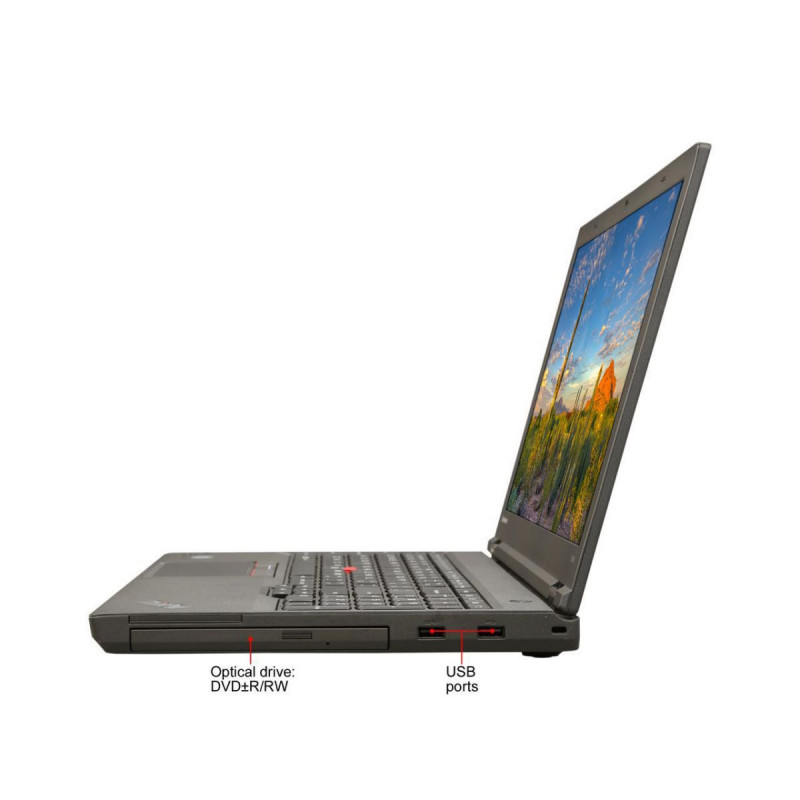 Lenovo ThinkPad W541 Статус Клас А Процесор Intel Core i7 4810MQ 2800Mhz 6MB Памет 16GB - 3