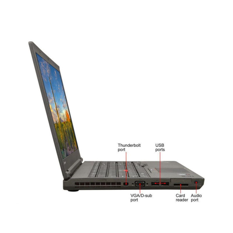 Lenovo ThinkPad W541 Grade A Intel Core i7 4810MQ 2800Mhz 6MB Ram16GB - 5