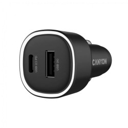 CANYON car charger OnDrive 85 PD 85W USB-A+USB-C Black - 2