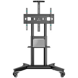 ONKRON Mobile TV stand for 32"-75" up to 50 kg, black - 1