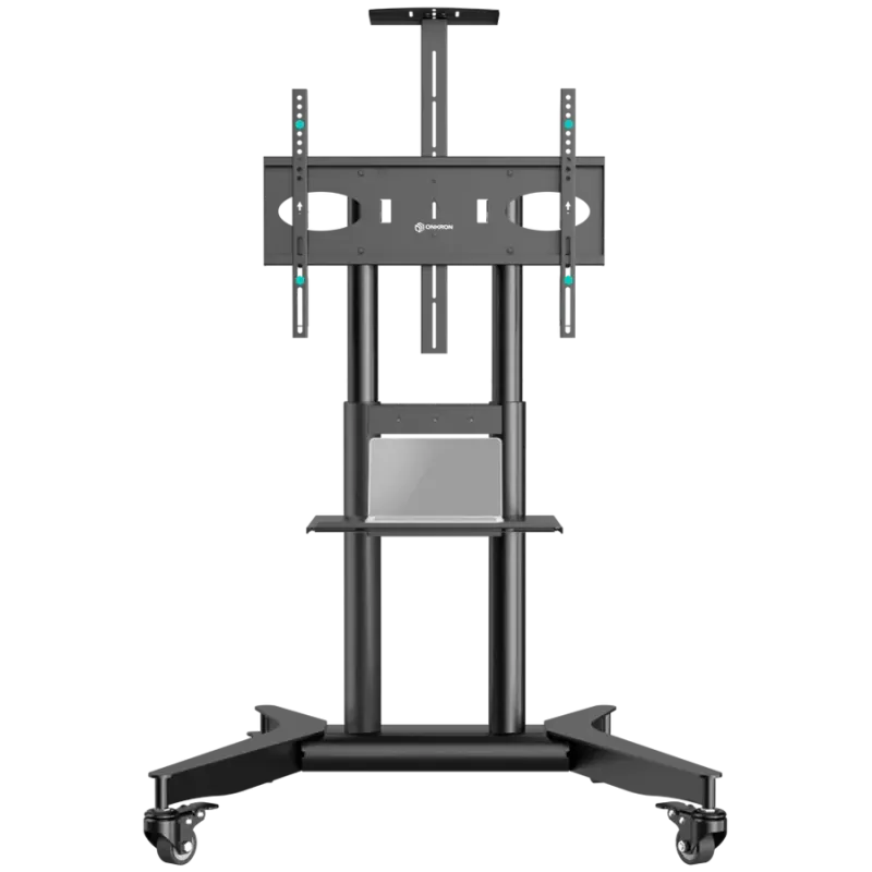 ONKRON Mobile TV stand for 32"-75" up to 50 kg, black - 1