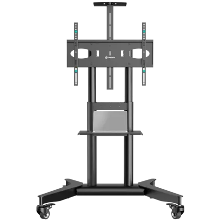 ONKRON Mobile TV stand for 32"-75" up to 50 kg, black - 1