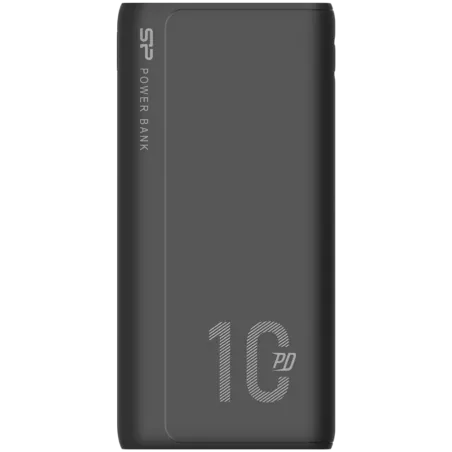 Silicon Power QP15 10.000mAh PowerBank  500 charging cycles 2x USB A Out, 1x Micro USB in + 1x USB C In/out, Li-Polymer, 10000mA