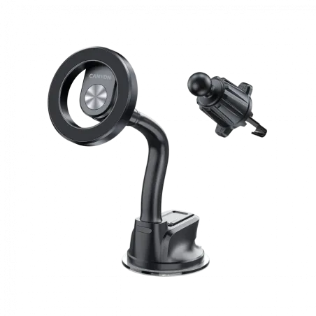 CANYON Magnetic car holder OnGrip 12 suction + air vent Black - 1