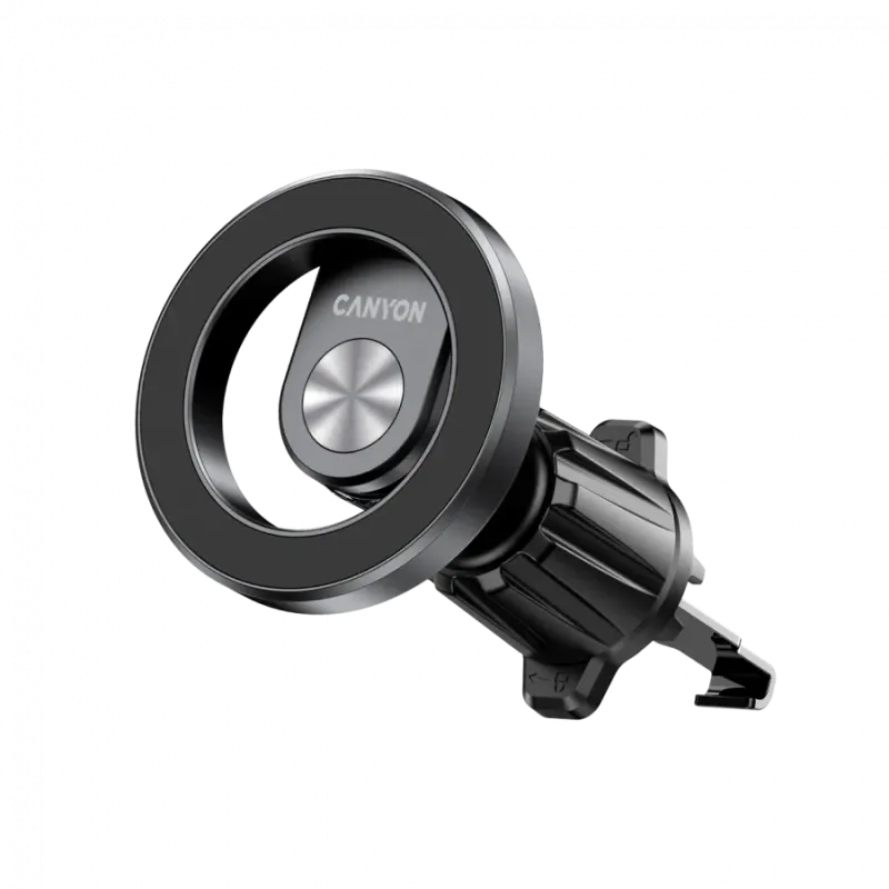 CANYON Magnetic car holder OnGrip 12 suction + air vent Black - 1