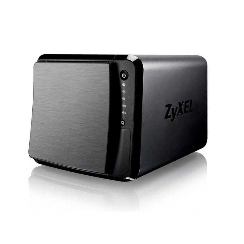 Мрежов сторидж ZyXEL NAS542, за 4 диска, до 24TB, 1.2GHz, 1GB, Гигабит, USB3.0 - 1