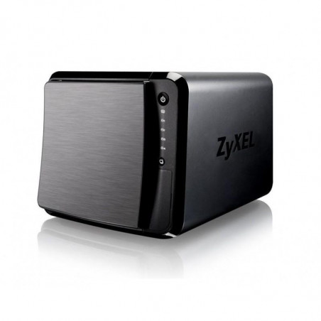 Мрежов сторидж ZyXEL NAS542, за 4 диска, до 24TB, 1.2GHz, 1GB, Гигабит, USB3.0 - 1