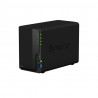 Мрежов сторидж Synology DS218, за 2 диска, до 24TB, CPU 1.4 GHz, 2 GB DDR4 RAM, Гигабит, USB 3.2 - 3
