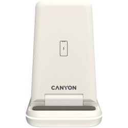 CANYON wireless charger WS-304 15W 3in1 Cosmic Latte - 3