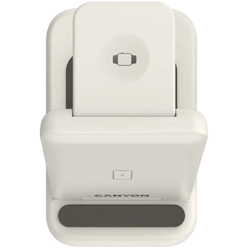 CANYON wireless charger WS-304 15W 3in1 Cosmic Latte - 1