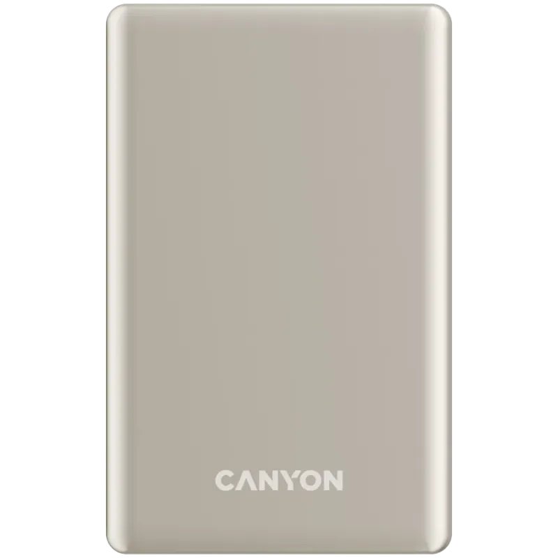 CANYON power bank OnPower 510 slim Magnetic 10000 mAh PD20W Beige - 1