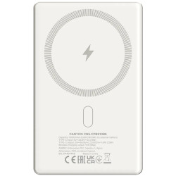 CANYON power bank OnPower 510 slim Magnetic 10000 mAh PD20W Beige - 3