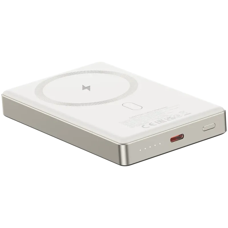 CANYON power bank OnPower 510 slim Magnetic 10000 mAh PD20W Beige - 1