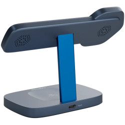 CANYON Wireless Charging Station Hexagon 310 3in1 DarkGrey/Blue - 4
