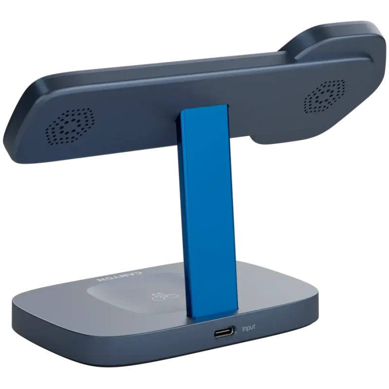 CANYON Wireless Charging Station Hexagon 310 3in1 DarkGrey/Blue - 1
