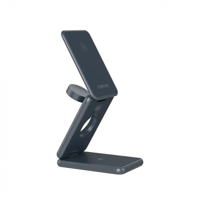 CANYON Foldable wireless charger OnCharge 309 15W 3in1 Metal - 1