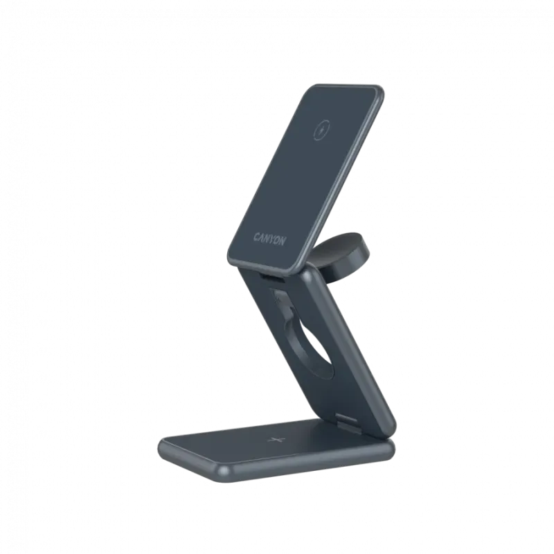 CANYON Foldable wireless charger OnCharge 309 15W 3in1 Metal - 1