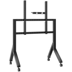 ONKRON Mobile TV stand for 70"-110" Screens up to 125 kg, Black - 1