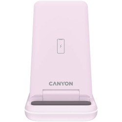 CANYON wireless charger WS-304 15W 3in1 Iced Pink - 3