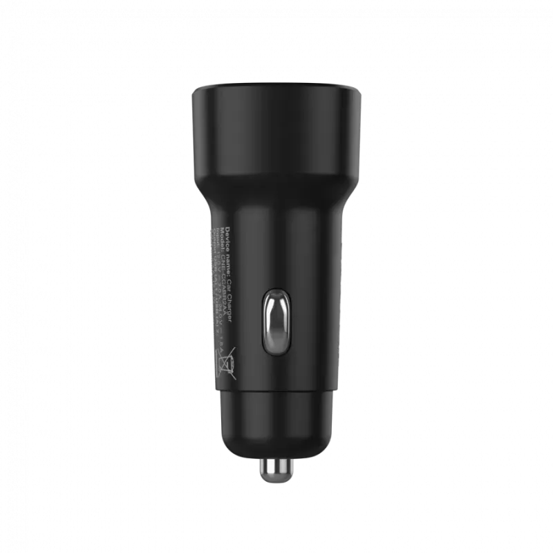 CANYON car charger OnDrive 24 24W 2xUSB-A Black - 1