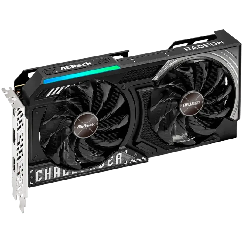 ASROCK Video Card AMD Radeon RX 9060 XT Challenger 16GB GDDR6 128-bit HDMI 2x DP - 1