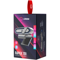 LORGAR Rapax 701, Streaming Camera,2K 1080P/60fps, 1/3'',4Mega CMOS Image Sensor, Auto Focus, Built-in high sensivity low noise 