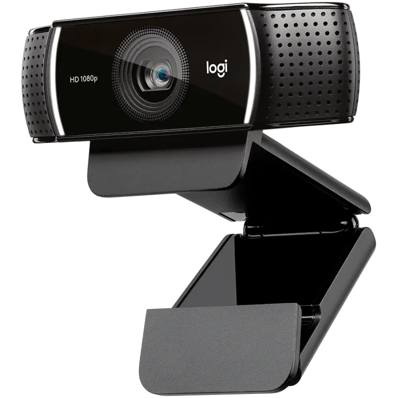 LOGITECH C922 Pro Stream Webcam - Tripod - BLACK - USB - 1